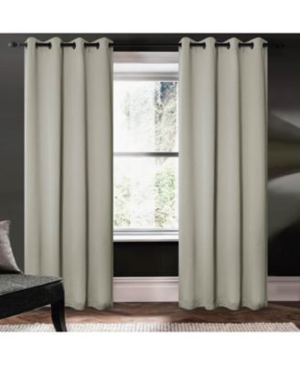100% Polyester 250 GSM Riley 100% Blackout Grommet Panel Curtains