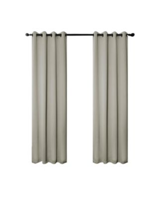100% Polyester 250 GSM Riley 100% Blackout Grommet Panel Curtains