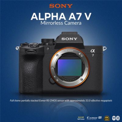 Alpha a7 V Mirrorless Camera w/ LEXR 128GB SDXC UHS-II/U3, SLINGER ALPINE 200 BACKPACK, EXTREME NP-FZ100 BATTERY