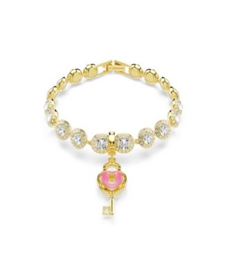 Mixed Metal Heart Key Idyllia Charms 