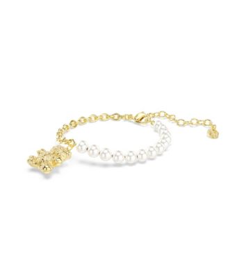 Gold-Tone Plated Teddy Bear Idyllia Bracelet