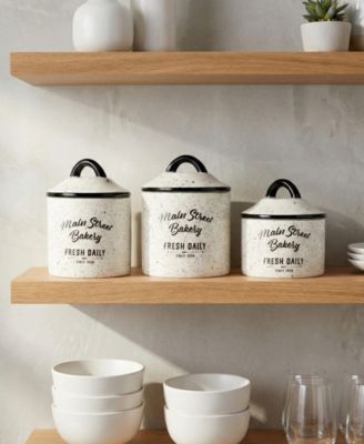 Jay Imports Main Street 3Pc Canister Set