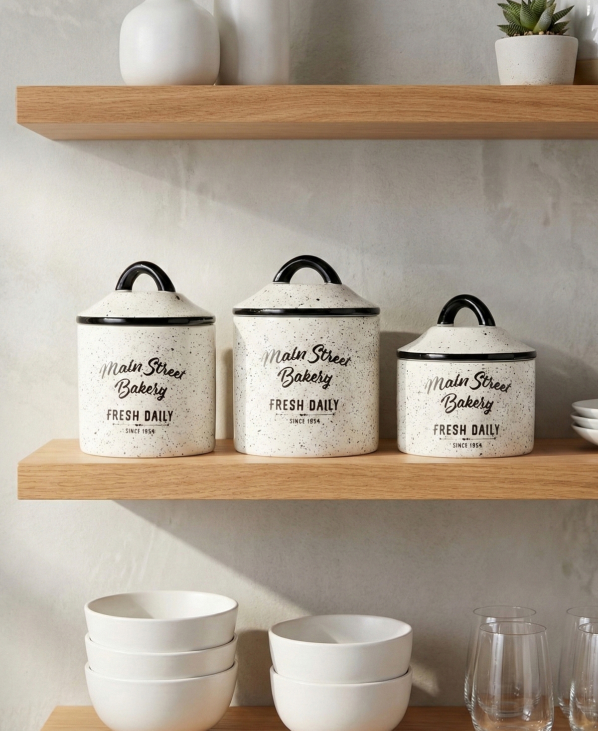 Jay Imports Main Street 3Pc Canister Set