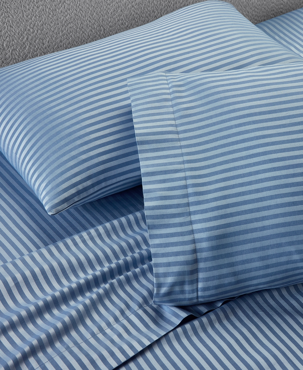 Macy's Dobby Stripe 200-Thread Count Cotton Blend 4-Pc. Sheet Set