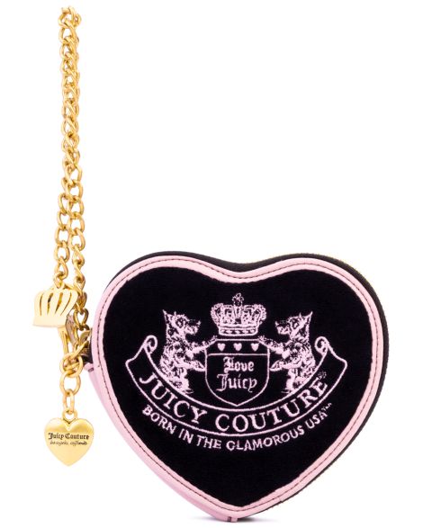 Juicy Couture Heritage Core Heart Zipper Wallet