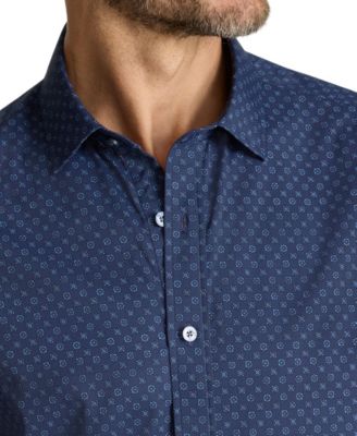 mens 3x dress shirts George Men's Classic Shirt with Long Sleeves, Sizes S-3xl, Size: Large, Blue 64% cotton Hawaiian Shirts Mens 3x Short