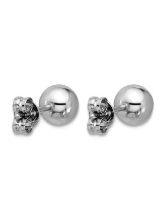 Solid 950 Platinum Classic Ball Stud Earrings