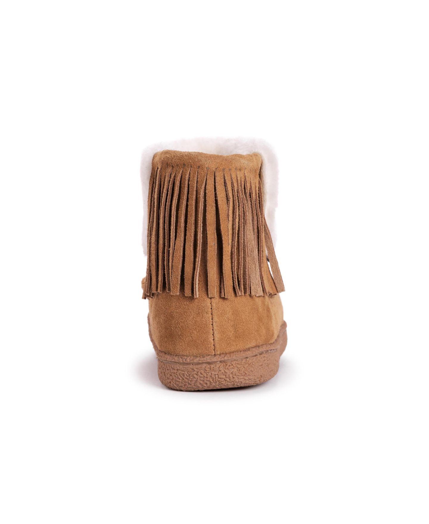 Женские тапочки MUK LUKS Veroni Bootie Slippers, цвет: Верблюжий — фото 5
