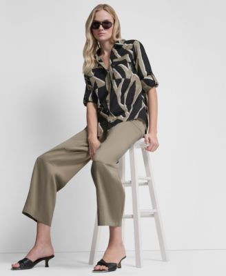 Women's Printed Long-Sleeve Shirt