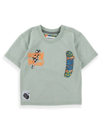 Boys' 2T-7 Graphic Print T-Shirt and Shorts, 2-Piece Set
