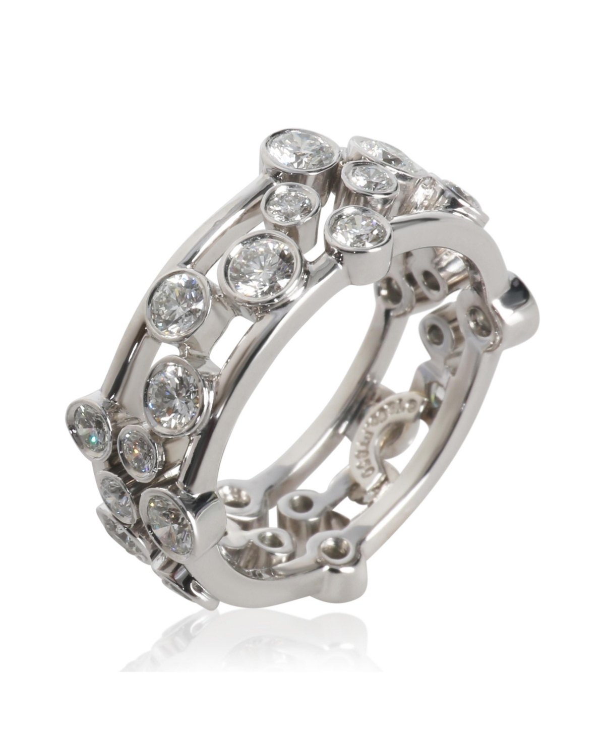 Tiffany & Co. Platinum Diamond Bubbles Ring