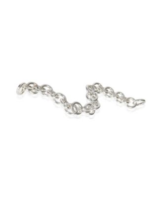 Tiffany & Co. Sterling Silver  Round Link Clasping End Bracelet