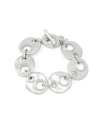 Rhodium Mariner Link Bracelet