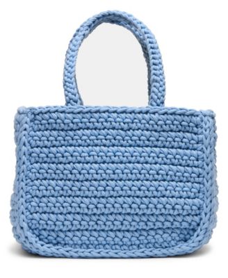 Luvly Crochet Rose Small Tote Bag