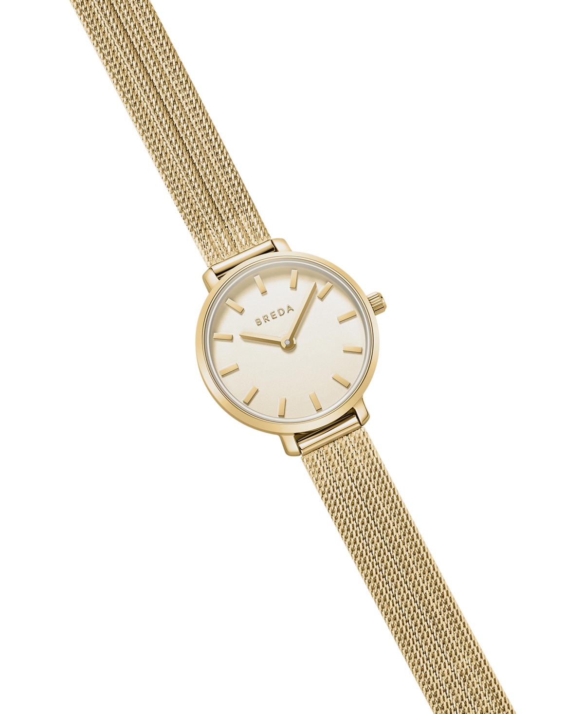 Breda Beverly Tethered 1760a Gold and Metal Bracelet Watch, 25mm