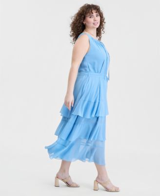 Plus Size Fit & Flare Dresses | Macy's