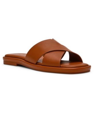 Women's Khloe Crossband Slide Flat Sandals
