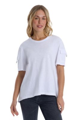 Women's Round Neck Hi-Lo Tee