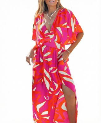 Women's Feel It in My Soul Tropical Midi Beach Dress