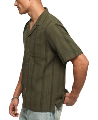 Men's Short-Sleeve Linen Knit Shirt