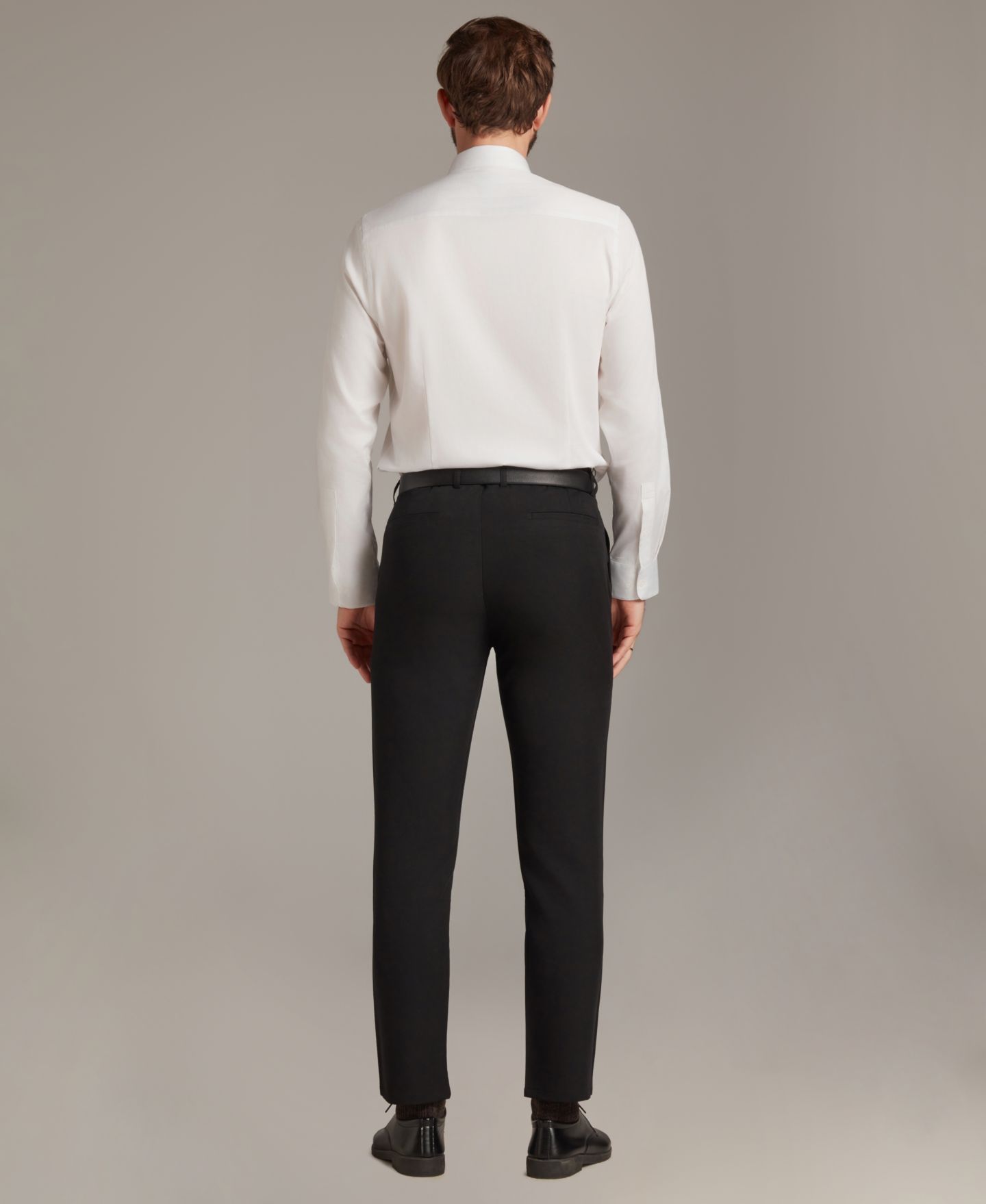 Мужская рубашка Bar III Tuxedo Dress Shirt, цвет: Белый комбинированный — фото 7