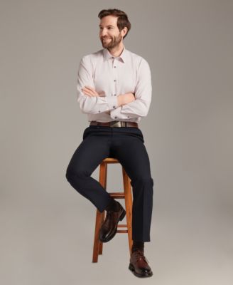 Men's Regular Fit Solid Dress Shirt