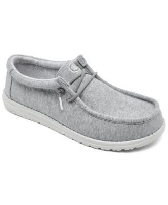 Men's Wally Stretch Jersey Slip-On Casual Moccasins from Finish Line