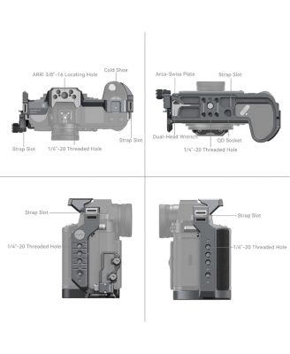 Camera Cage with Cable Clamp for Leica SL3 and SL3-S