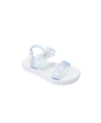 Toddler PCU Sandal with Bow and Heart Charm