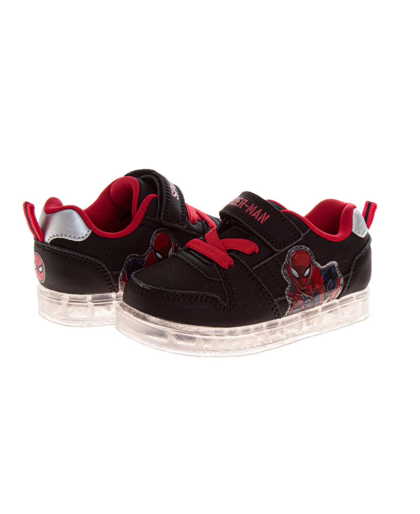 Кроссовки Spider-Man Comfortable Casuals Sneaker для мальчиков, цвет: Чёрный зелёный — фото 6