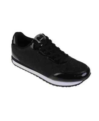 Women's Sneaker with Rhinestone bebe Mesh Upper