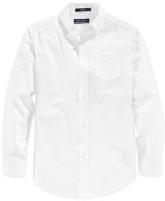 Nautica Boys' Husky Uniform Oxford 