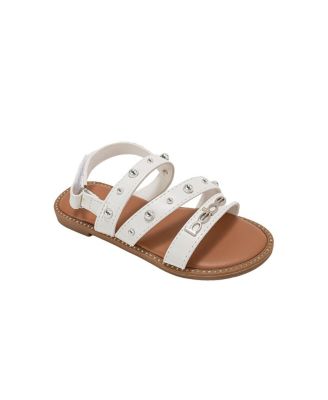 Girls fashion Sandals with Dome Stud Logo hw
