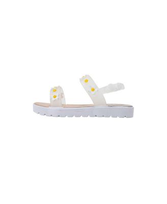 Toddler PCU Sandal with Flowers