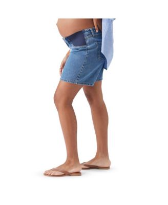 Maternity Ripe Dion Denim Short Classic Wash