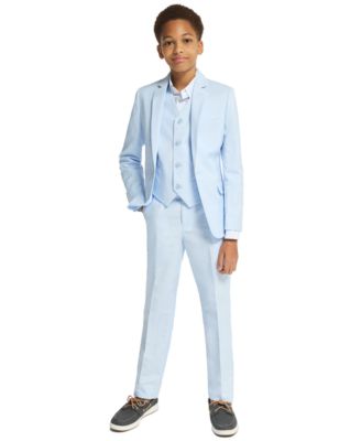 Boys' 8-20 Tri Blend Linen Suit Jacket