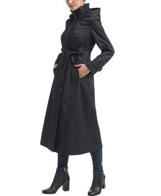 Women's kimi + kai Aine Hooded Long Rain Coat