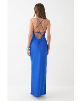 Women's Premium Bust Panel Maxi Bridesmaid Dress