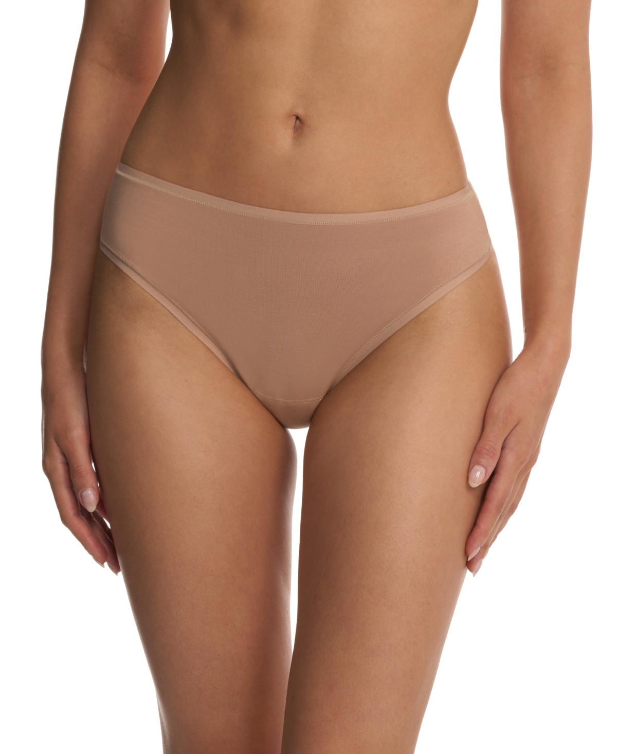 Natori Women's Bliss Bare Cotton Thong 3 Pack