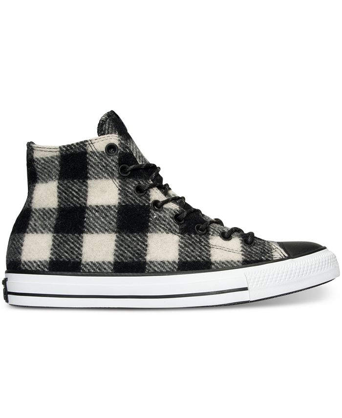 Converse Men's Chuck Taylor All Star Hi Woolrich Casual Sneakers - Macy's