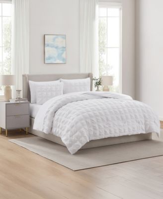 Luxury Soft Seersucker Design 7-Pc. Comforter Set, Queen