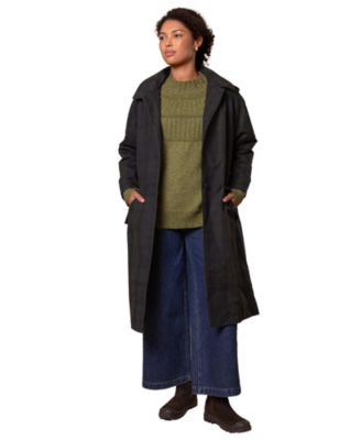 Women's British Waxed Cotton Trench Coat