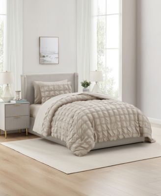 Luxury Soft Seersucker Design 5-Pc. Comforter Set, Twin/Twin XL