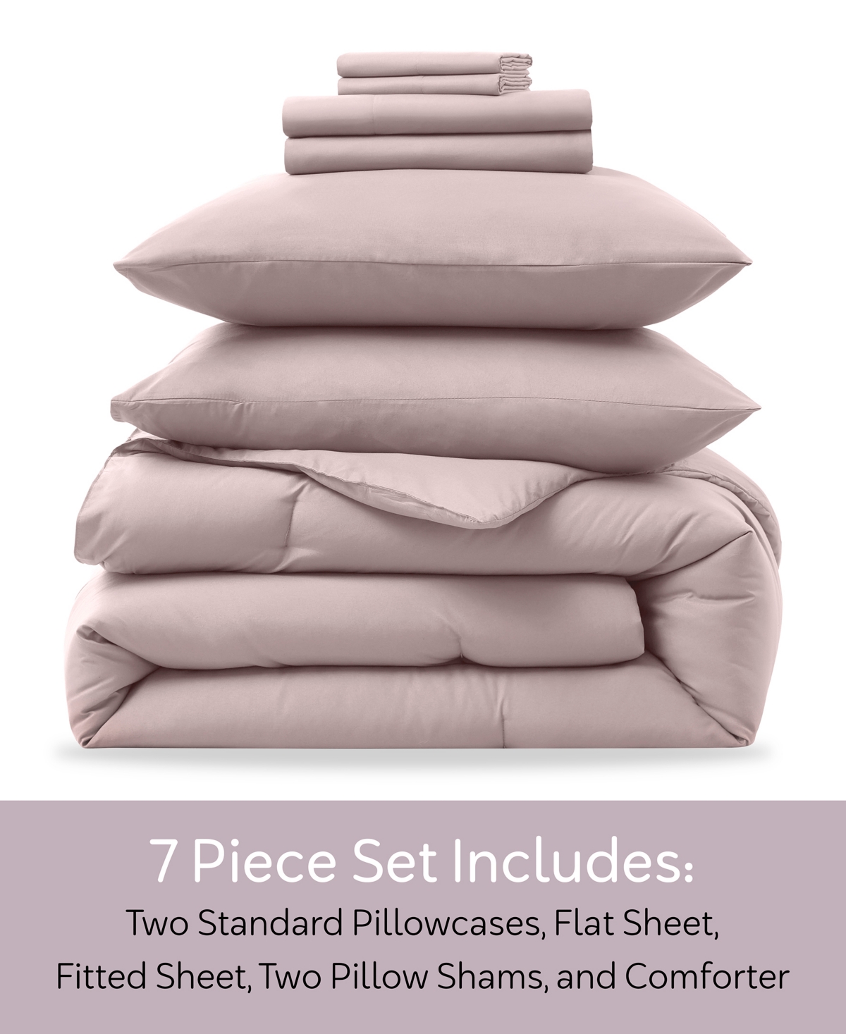 Nestl Luxury Soft Modern Design 7-Pc. Comforter Set