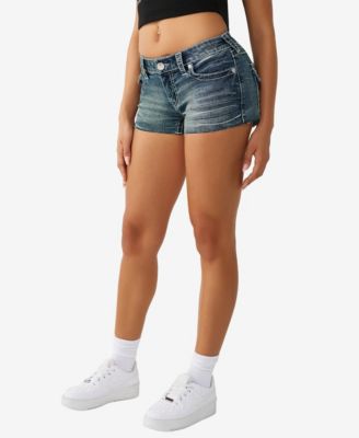 Women's Joey Low-Rise Big T Flap Shorts