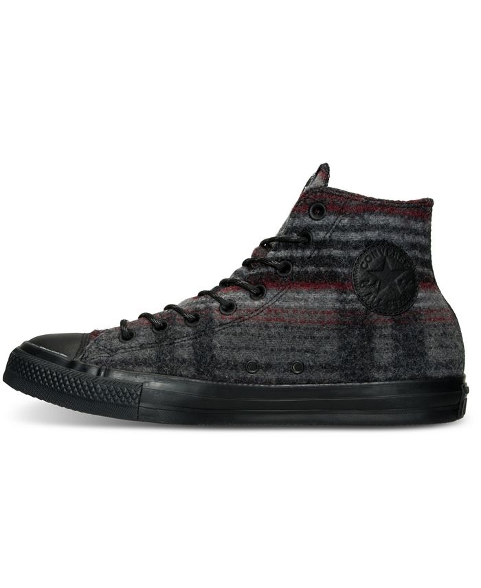 Converse Men's Chuck Taylor All Star Hi Woolrich Casual Sneakers - Macy's
