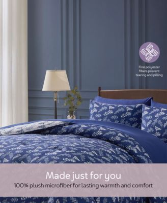 Luxury Soft Botanical Design 5-Pc. Comforter Set, Twin XL