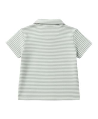 Baby Boys' Mickey Mouse Button-Down Shirt and Shorts, 2-Piece Set