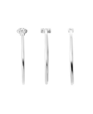 3-Pc. Cubic Zirconia Moon and Stars Ring Set