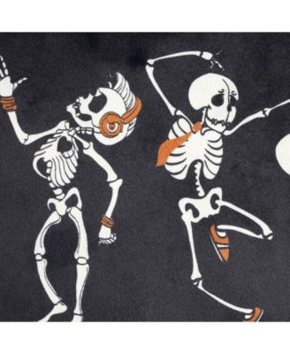 Rocking Skeleton Decorative Pillow, 12" x 12"